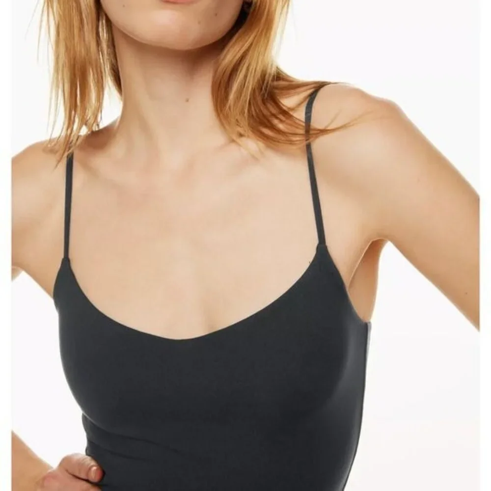 NEW Aritzia Babaton Black Contour Cami Mini Dress S - Picture 4 of 4